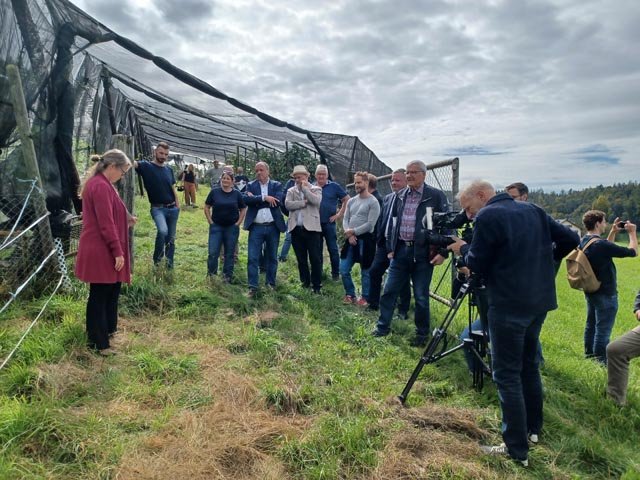 Der Kanton, der Bauernverband Aargau und der Verband Aargauer Bienenzüchter haben Massnahmen vorgestellt, um die Landwirtschaft bienenfreundlicher zu gestalten.