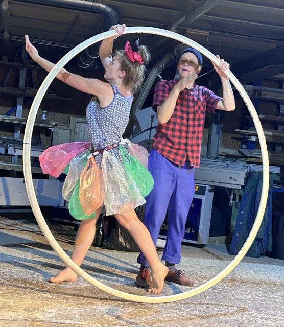 Riet und Coco brachten nicht nur Kinder zum Lachen.