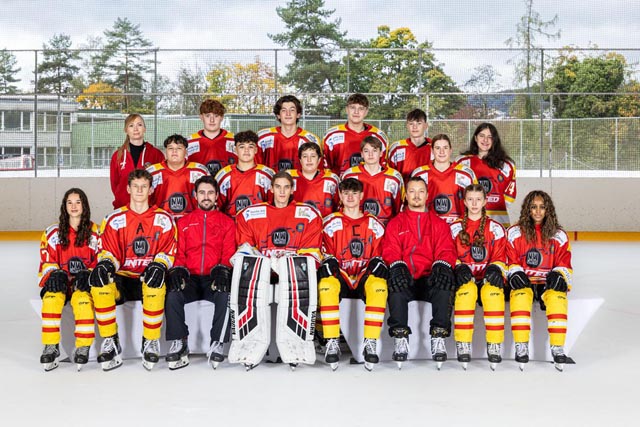 Die U17 des HC NWU Red. Foto: zVg