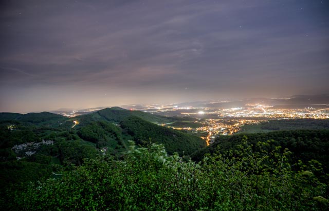 Blick von der Wasserflue Richtung Aarau, Foto: Jurapark Aargau