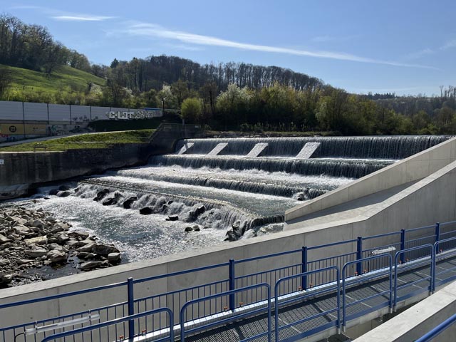 Das Kleinwasserkraftwerk Neuewelt an der Birs. Foto: zVg