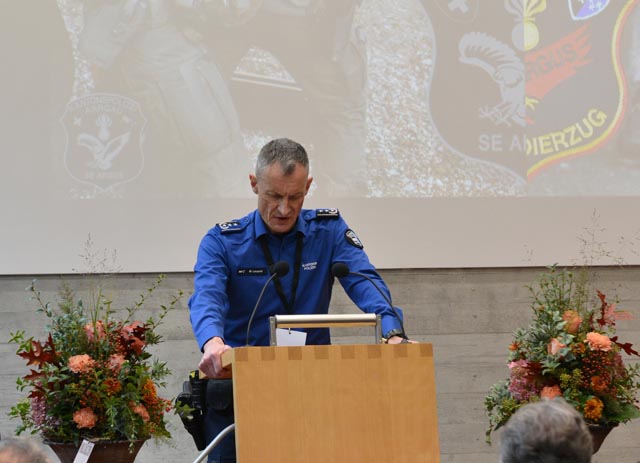 Michael Leupold dankte allen aktiven und einstigen ARGUS-Angehörigen für ihre erhöhte Einsatzbereitschaft. Foto: zVg