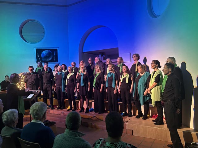 Die Funshine Singers in Aktion