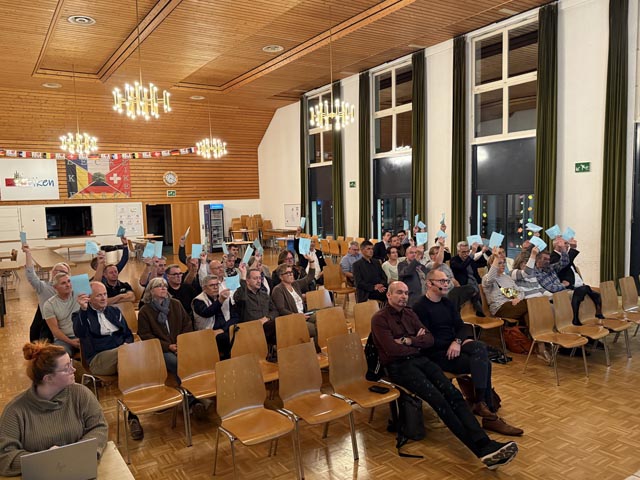 Die Abgeordneten hiessen Jahresziele und Budget gut. Foto: Jörg Wägli