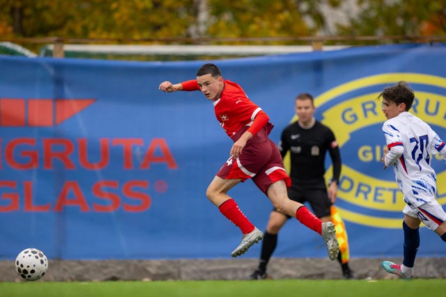 Fussball-Nachwuchstalent Leon Brogle in Aktion. Foto: zVg