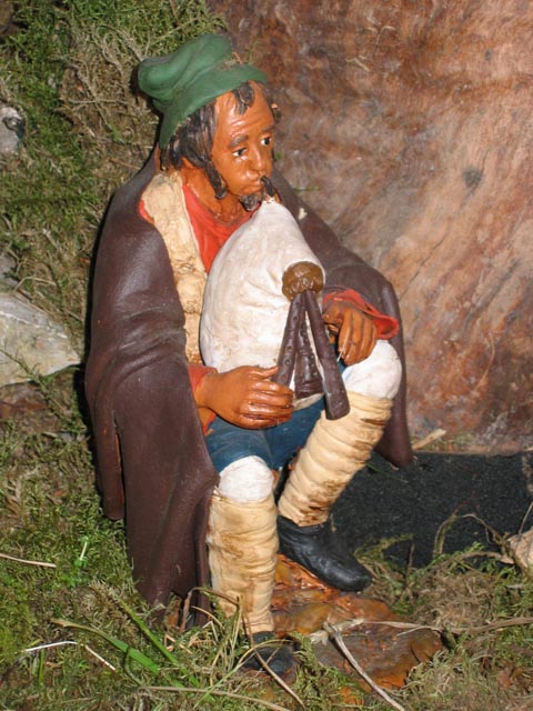 Besonders kunstvoll sind Krippenfiguren aus Neapel.