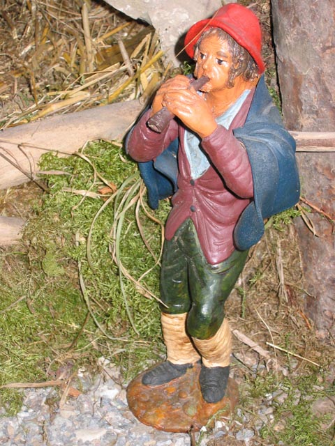 Besonders kunstvoll sind Krippenfiguren aus Neapel.