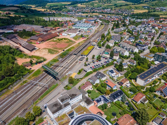 Bahnhofareal. Foto: zVg