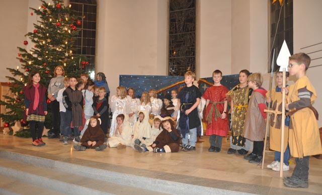 Impressionen vom Weihnachtsspiel in Bözen