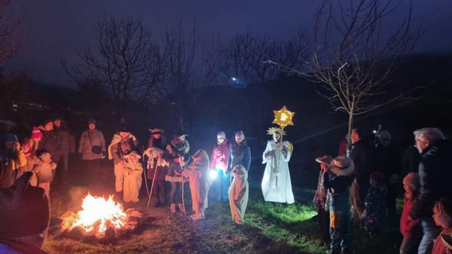 Krippenspiel der besonderen Art der ref. Kirchgemeinde Möhlin. Foto: zVg