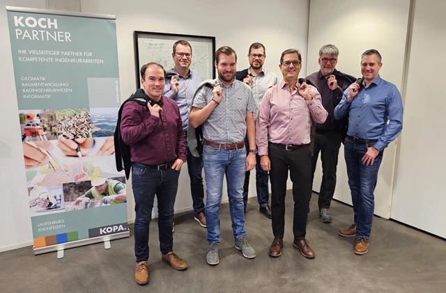 Neue KOPA-Geschäftsleitung (von links): Joel Hänny, Fabian Huber, Andreas Koch, Carlo Schmid, Stefan Giess, Christoph Koch und Marius Fricker. Foto: zVg