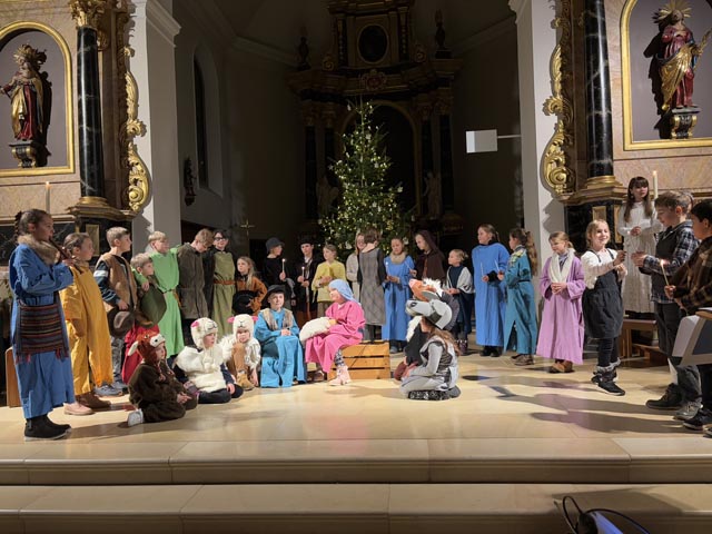 Krippenspiel Kaisten: «S’Flötemeitli» erhellt Gesichter