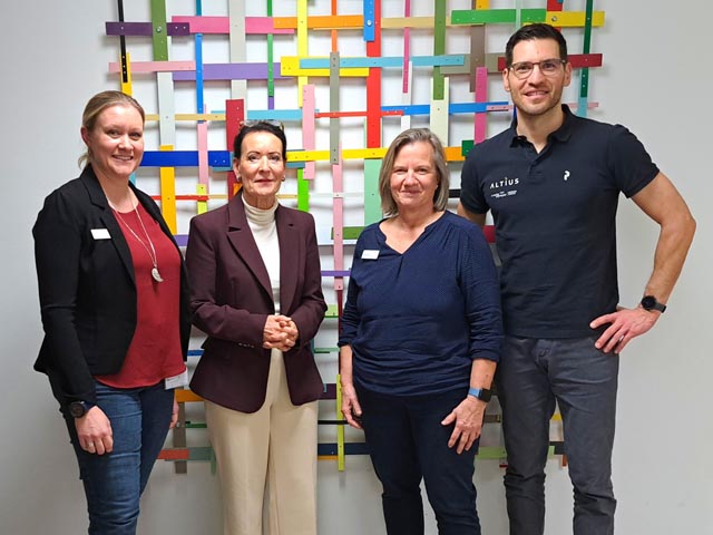 Sabrina Naegelin, Béa Bieber, Astrid Simon, Dr. Julian Röhm (von links). Foto: zVg