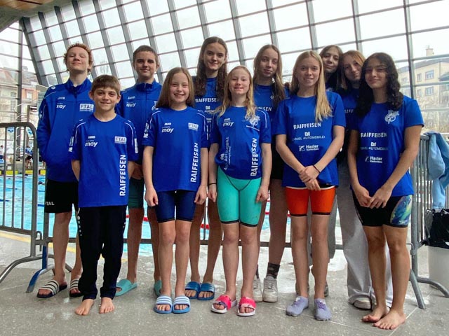 Die Schwimmerinnen und Scwimmer des SC Fricktal. Foto: zVg