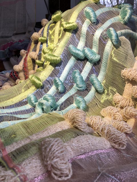 Karola Kauffmann, Cocons, 2021. Foto: Ruedi Suter