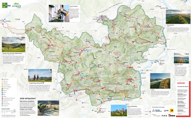 Ausgewählte Wander- und Velotouren, spannende Ausflugsziele sowie wertvolle Lebensräume der Region entdecken. 