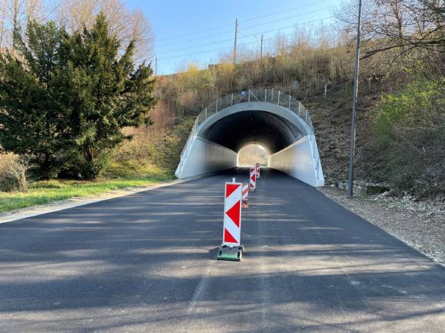 Strassentunnel und Veloweg werden umfassend instand gestellt. Foto: zVg   