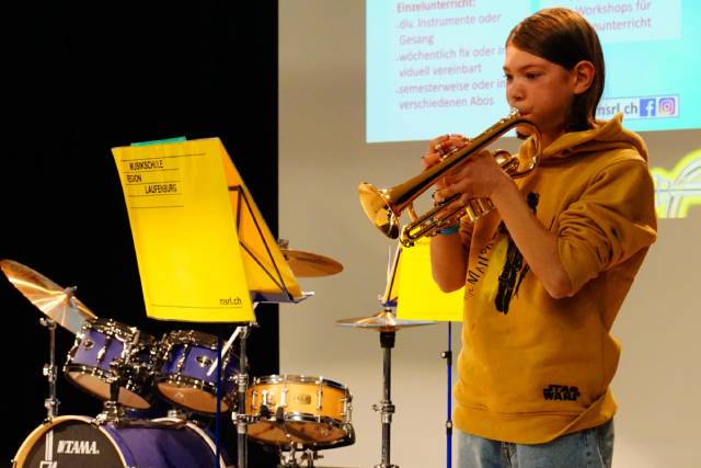 Das für den mCheck vorbereitete Musikstück wurde vor grossem Publikum gespielt.