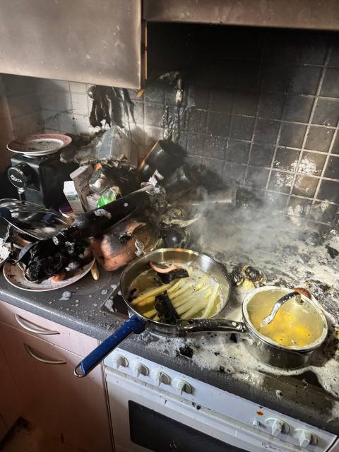 Die Feuerwehr konnte den Küchenbrand in Reinach schnell löschen.