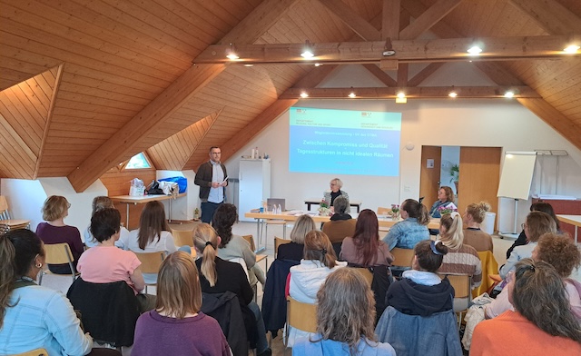 Thomas Kueng bei seinem Referat. Foto: zVg