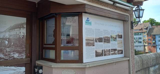 Die Diashow läuft im Schaufenster des Zollhauses. Foto: zVg 