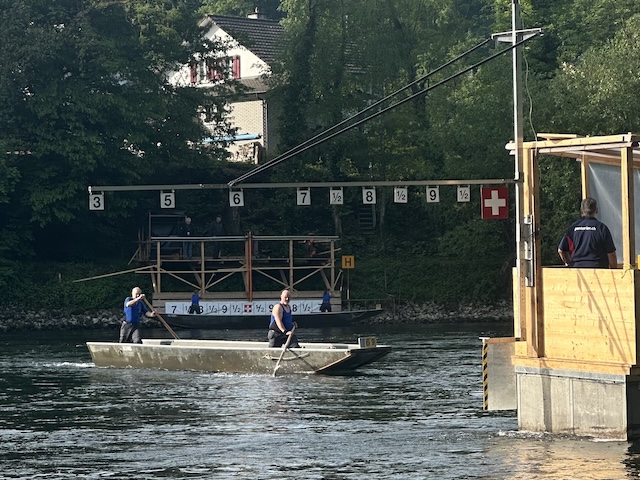 Die Aktiven der Sektion Wallbach auf dem Parcours. Foto: zVg