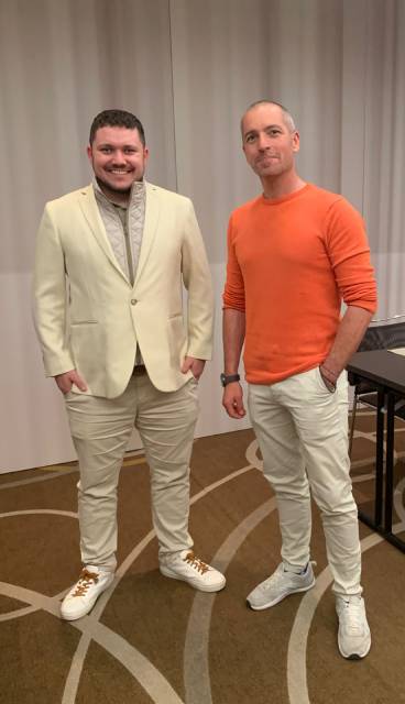 Dario Roth und Stephan Benz (von links)