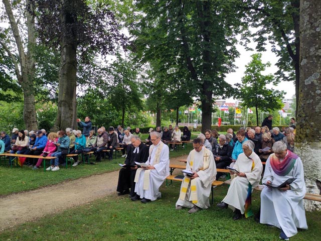 Zweiländer-Auffahrtsgottesdienst in Rheinfelden. Foto: zVg