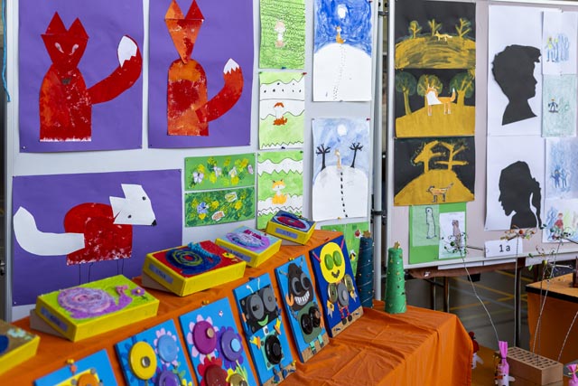 Beeindruckende Werke der Schülerinnen und Schüler. Foto: zVg