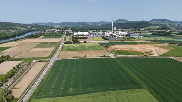 Die Verkehrsflüsse im Sisslerfeld sollen optimiert werden. Drohnenfoto: Sascha Roth
