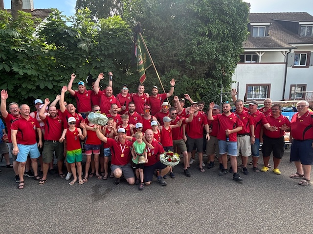 Gruppenbild der Mumpfer Pontoniere. Foto: zVg