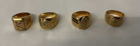 Sichergestellter Schmuck: Foto: BAZG