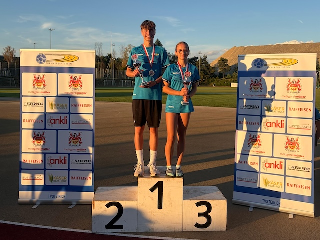 Die Tagessieger: Malina Ernst und Samy Moser. Foto: zVg