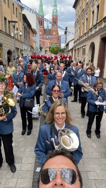 Impressionen von der Polen-Reise der Musikgesellschaft Sulz; hier: In der Altstadt von Krakau