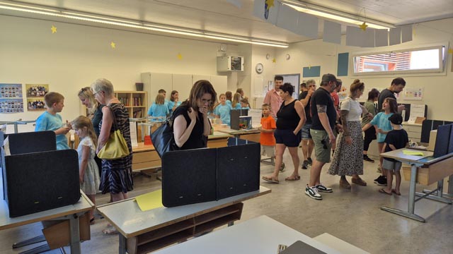 Aus der Ausstellung der Schülerarbeiten. Foto: Monika Hauswirth