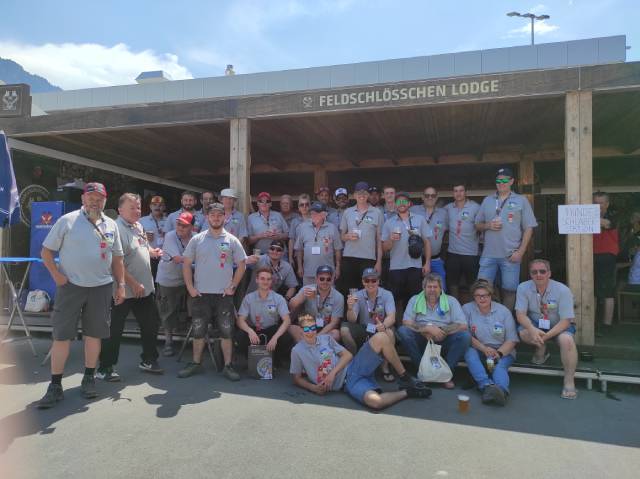 Der Schiessverein Gansingen beim Eidgenössischen Schützenfest in Chur