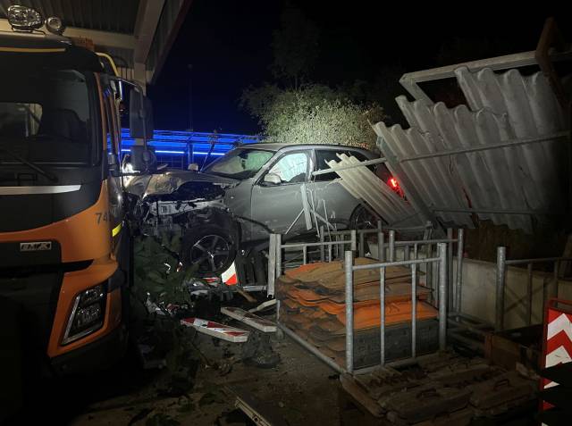 Das Unfallfahrzeug