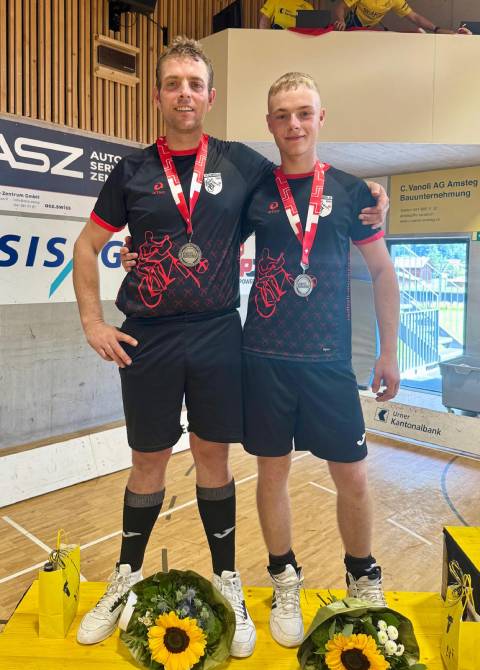 Renato und Elia Bianco erkämpften sich den zweiten Platz an der Schweizer Meisterschaft. Foto: zVg